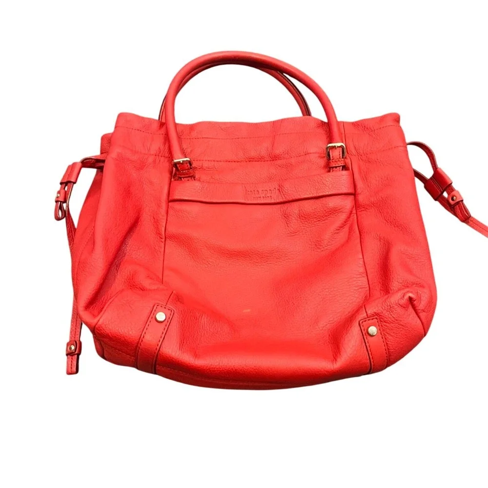 Kate Spade NY‎ Westbury Drawstring Opus POPPY RED Shoulder Handbag Retail $398